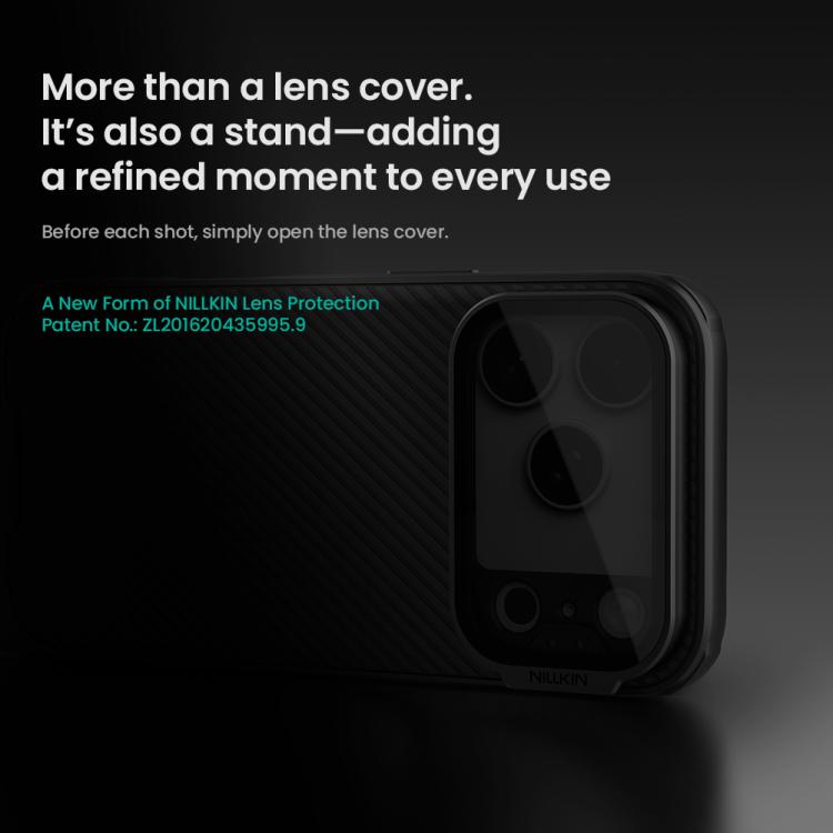 เคสโทรศัพท์ NILLKIN Black Mirror Prop CD Texture แบบโปร่งใสพร้อมกระจกเงา สำหรับ iPhone 17 Pro Max, สำหรับ iPhone 17 Pro