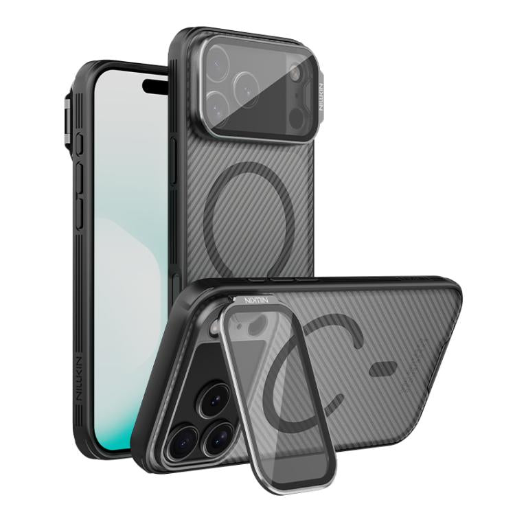 เคสโทรศัพท์ NILLKIN CamShield Prop แบบโปร่งใสพร้อมกระจกเงา MagSafe แบบแม่เหล็ก PC กึ่งโปร่งแสง สำหรับ iPhone 17 Pro Max, สำหรับ iPhone 17 Pro