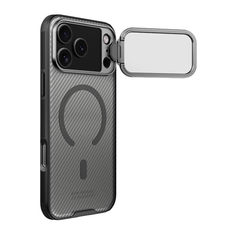 เคสโทรศัพท์ NILLKIN CamShield Prop แบบโปร่งใสพร้อมกระจกเงา MagSafe แบบแม่เหล็ก PC กึ่งโปร่งแสง สำหรับ iPhone 17 Pro Max, สำหรับ iPhone 17 Pro