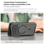 เคสโทรศัพท์ NILLKIN CamShield Prop แบบโปร่งใสพร้อมกระจกเงา MagSafe แบบแม่เหล็ก PC กึ่งโปร่งแสง สำหรับ iPhone 17 Pro Max, สำหรับ iPhone 17 Pro