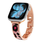 สายรัดนาฬิกาโลหะผสมลายเสือดาว สำหรับ Apple Watch 46mm / 49mm / 45mm / 44mm, สำหรับ Apple Watch 42mm / 41mm / 40mm / 38mm