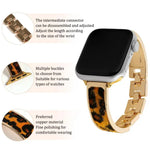 สายรัดนาฬิกาโลหะผสมลายเสือดาว สำหรับ Apple Watch 46mm / 49mm / 45mm / 44mm, สำหรับ Apple Watch 42mm / 41mm / 40mm / 38mm