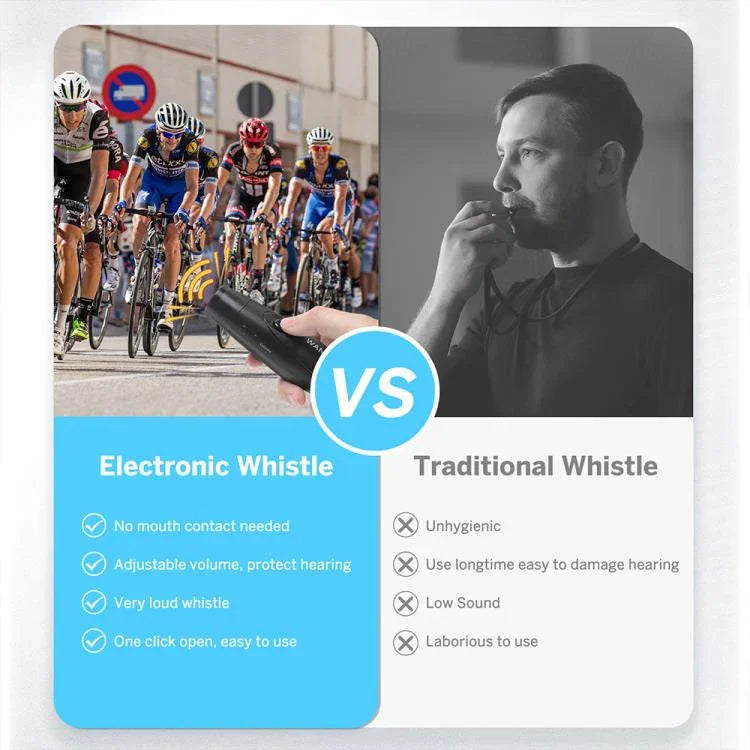WANJOTEC EW001 นกหวีดอิเล็กทรอนิกส์ปุ่มกด
