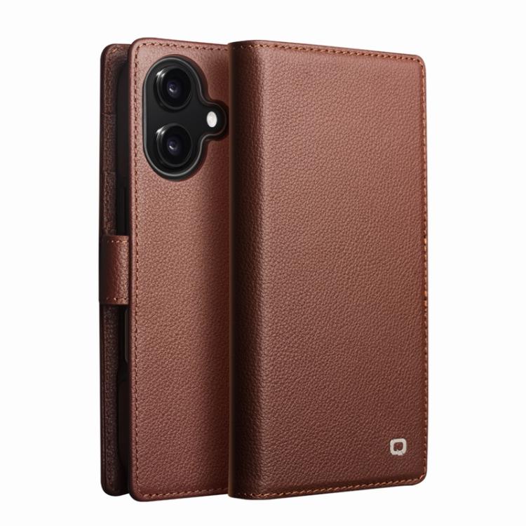 เคสหนังแท้ QIALINO Classics รุ่นที่ 3 สำหรับ iPhone 17 Pro Max, สำหรับ iPhone 17 Pro, สำหรับ iPhone 17, สำหรับ iPhone Air