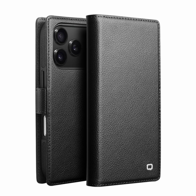 เคสหนังแท้ QIALINO Classics รุ่นที่ 3 สำหรับ iPhone 17 Pro Max, สำหรับ iPhone 17 Pro, สำหรับ iPhone 17, สำหรับ iPhone Air
