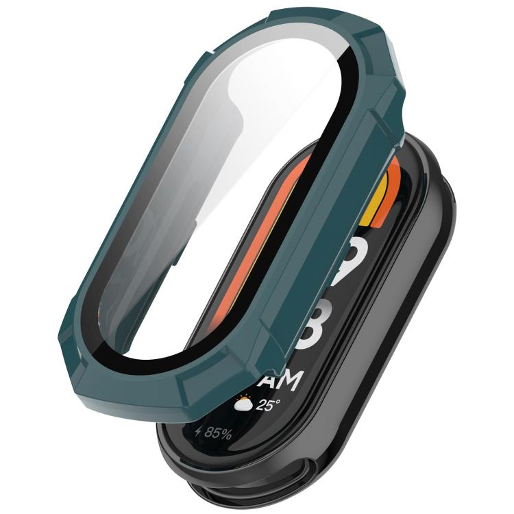xDfind Armor Tempered Film Integrated PC Watch Protective Cover, For Xiaomi Smart Band 9 / 9 NFC, For Xiaomi Smart Band 9 Ceramic / 8