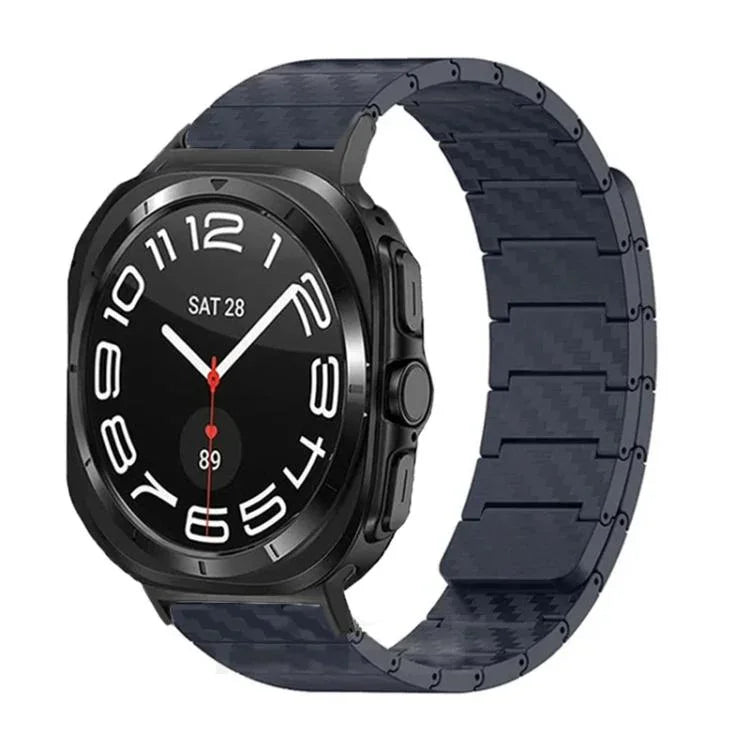 สายรัดนาฬิกาแม่เหล็กลูปคาร์บอนไฟเบอร์ สำหรับ Samsung Galaxy Watch Ultra 47mm / Ultra 2025, Samsung Galaxy Watch8 / Watch8 Classic