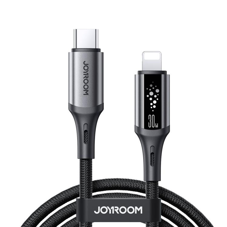 สายชาร์จข้อมูล JOYROOM S-A60 StarTalk Series 30W Type-C เป็น 8 Pin ชาร์จเร็ว ความยาว: 1.2m, Type-C เป็น 8 Pin