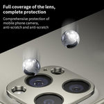 XDcase Titanium Alloy Hollow Camera Lens Protector, For iPhone 16 Pro / 16 Pro Max