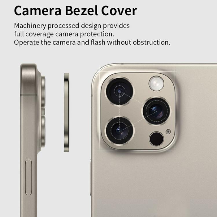 XDcase Titanium Alloy Hollow Camera Lens Protector, For iPhone 13 / 13 mini