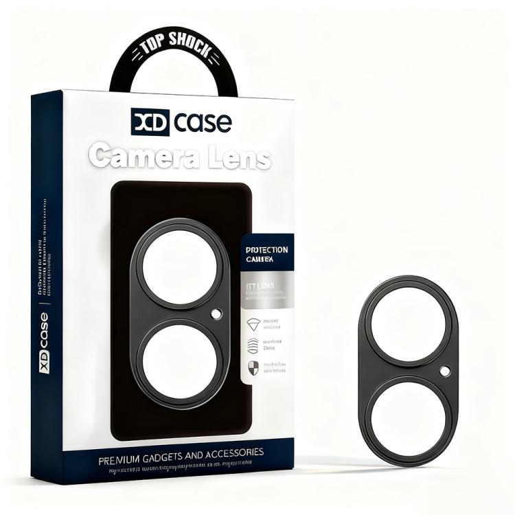 แหวนป้องกันเลนส์กล้องโลหะผสมไทเทเนียมกลวง XDcase สำหรับ iPhone 17