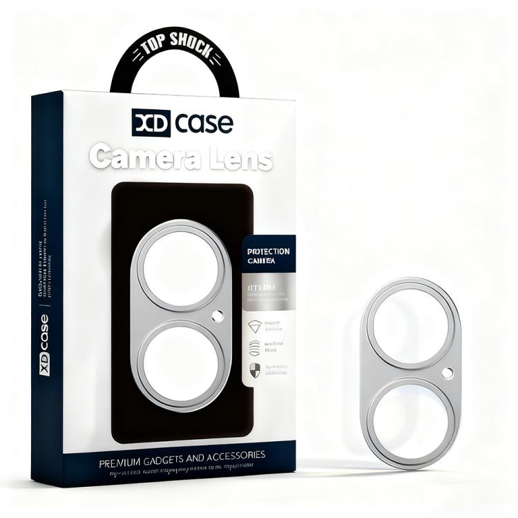 แหวนป้องกันเลนส์กล้องโลหะผสมไทเทเนียมกลวง XDcase สำหรับ iPhone 17