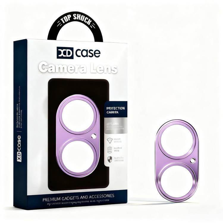 แหวนป้องกันเลนส์กล้องโลหะผสมไทเทเนียมกลวง XDcase สำหรับ iPhone 17
