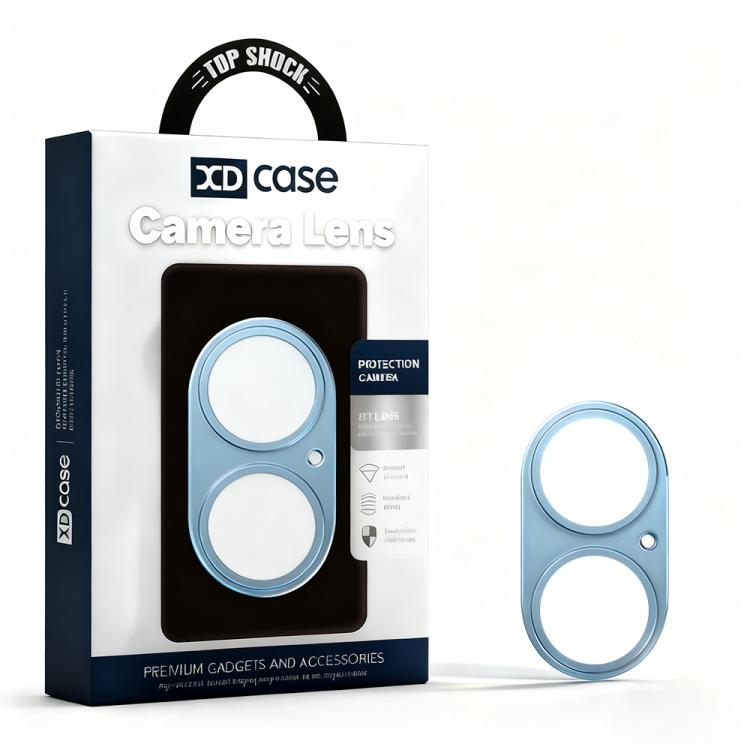 แหวนป้องกันเลนส์กล้องโลหะผสมไทเทเนียมกลวง XDcase สำหรับ iPhone 17