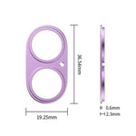 แหวนป้องกันเลนส์กล้องโลหะผสมไทเทเนียมกลวง XDcase สำหรับ iPhone 17