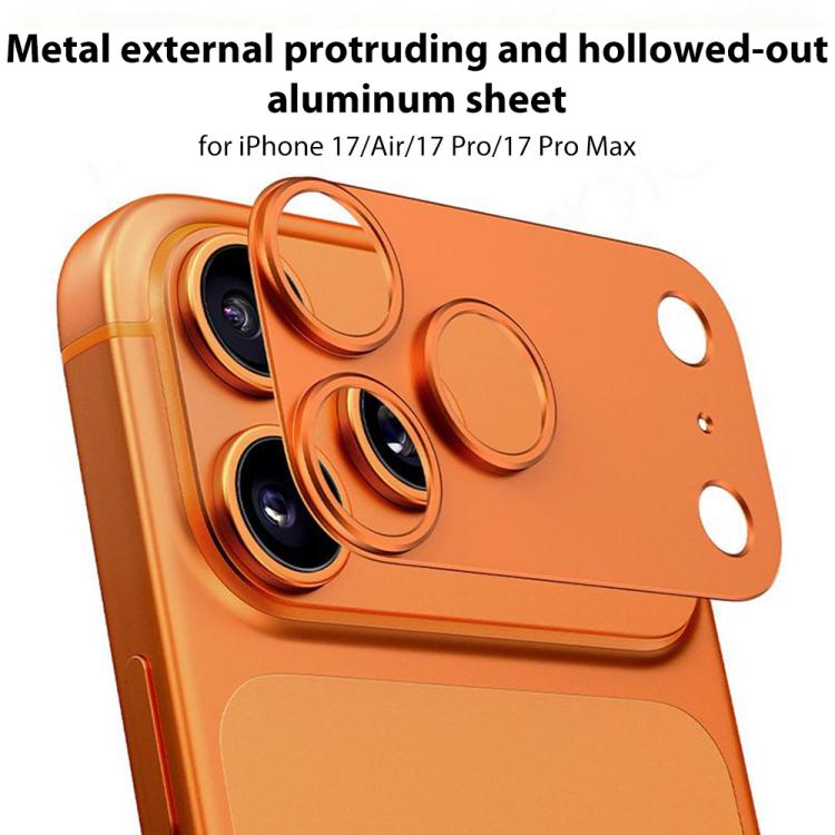 แหวนป้องกันเลนส์กล้องโลหะผสมไทเทเนียมกลวง XDcase สำหรับ iPhone 17