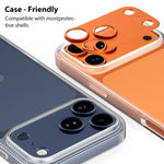 แหวนป้องกันเลนส์กล้องโลหะผสมไทเทเนียมกลวง XDcase สำหรับ iPhone 17