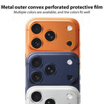 แหวนป้องกันเลนส์กล้องโลหะผสมไทเทเนียมกลวง XDcase สำหรับ iPhone 17