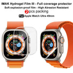 ฟิล์มกันรอยไฮโดรเจลเต็มจอแบบโค้ง imak 2 ชิ้น สำหรับ Apple Watch Ultra 1/2/3 49mm