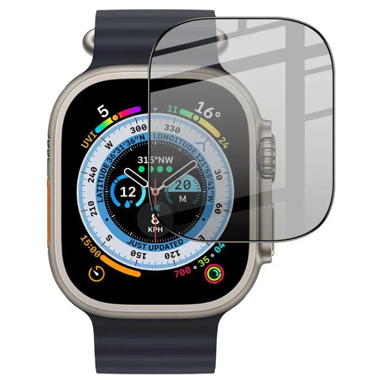 ฟิล์มกระจกนิรภัยป้องกันความเป็นส่วนตัวเต็มจอ HD imak สำหรับ Apple Watch Ultra 1/2/3 49mm