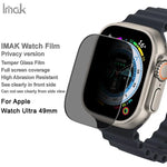 ฟิล์มกระจกนิรภัยป้องกันความเป็นส่วนตัวเต็มจอ HD imak สำหรับ Apple Watch Ultra 1/2/3 49mm