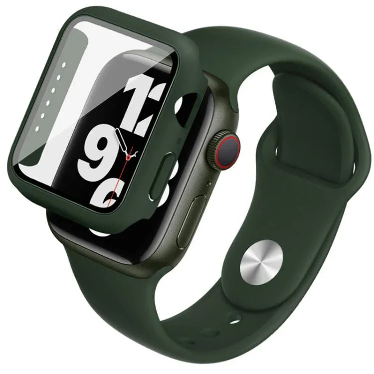 เคสและฟิล์มรวมสายซิลิโคน imak สำหรับ Apple Watch SE 1/2/3/Series 4/5/6 44mm, สำหรับ Apple Watch SE 1/2/3/Series 4/5/6 40mm