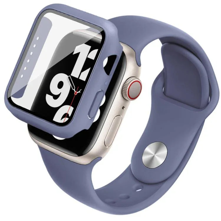 เคสและฟิล์มรวมสายซิลิโคน imak สำหรับ Apple Watch SE 1/2/3/Series 4/5/6 44mm, สำหรับ Apple Watch SE 1/2/3/Series 4/5/6 40mm