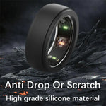 xDfind For Samsung Galaxy Ring / Oura Ring Smart Ring Silicone Solid Color Cover, S, M