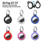xDfind เคสป้องกัน PC พร้อมหัวล็อกสปริง สำหรับ AirTag รุ่นที่ 2 / AirTag รุ่นที่ 1