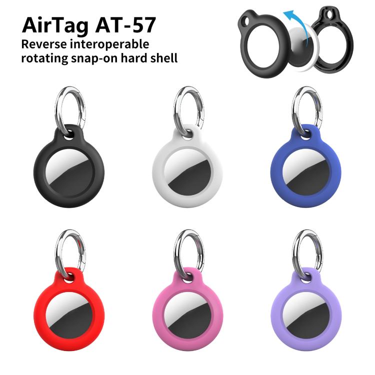 xDfind เคสป้องกัน PC พร้อมหัวล็อกสปริง สำหรับ AirTag รุ่นที่ 2 / AirTag รุ่นที่ 1