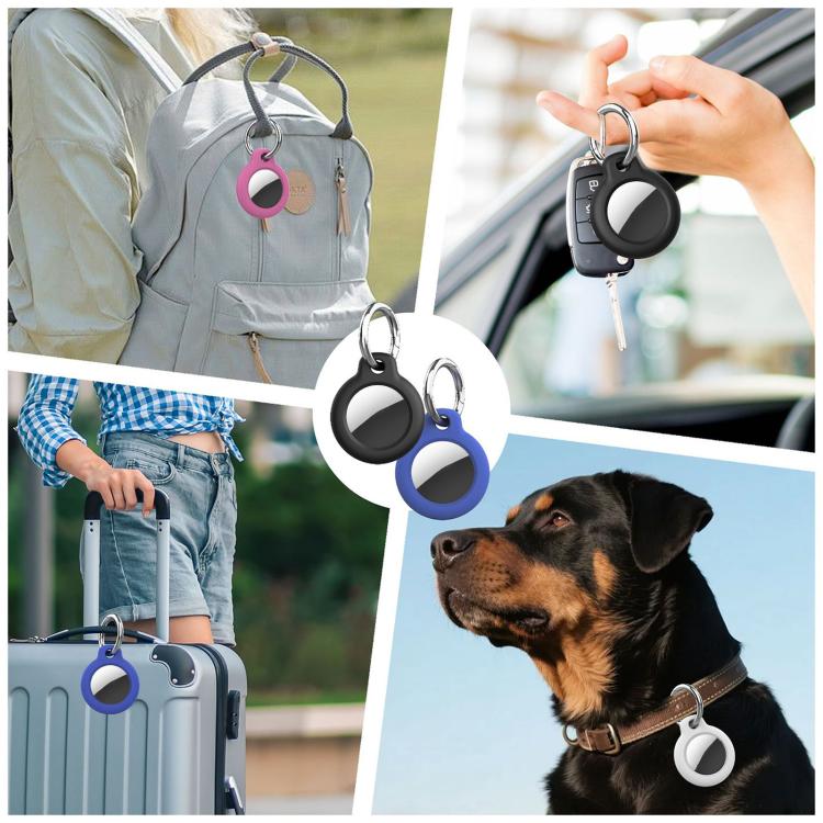 xDfind เคสป้องกัน PC พร้อมหัวล็อกสปริง สำหรับ AirTag รุ่นที่ 2 / AirTag รุ่นที่ 1