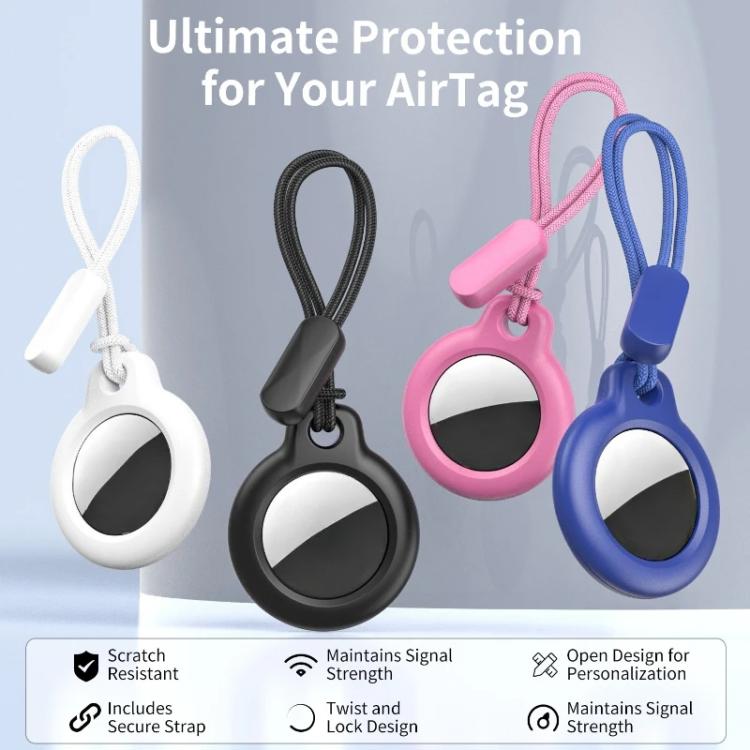 xDfind เคสป้องกัน PC พร้อมสายคล้อง สำหรับ AirTag รุ่นที่ 2 / AirTag รุ่นที่ 1