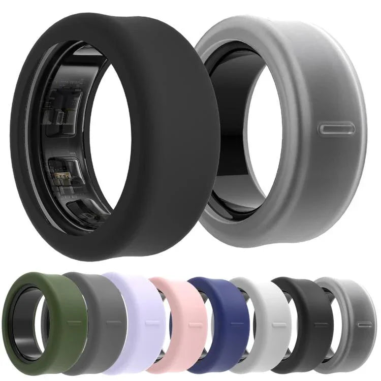ซิลิโคนปกคลุมสำหรับแหวนอัจฉริยะ xDfind สำหรับ Samsung Galaxy Ring, ขนาด S, M