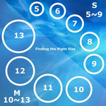ซิลิโคนปกคลุมสำหรับแหวนอัจฉริยะ xDfind สำหรับ Samsung Galaxy Ring, ขนาด S, M