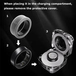 ซิลิโคนปกคลุมสำหรับแหวนอัจฉริยะ xDfind สำหรับ Samsung Galaxy Ring, ขนาด S, M