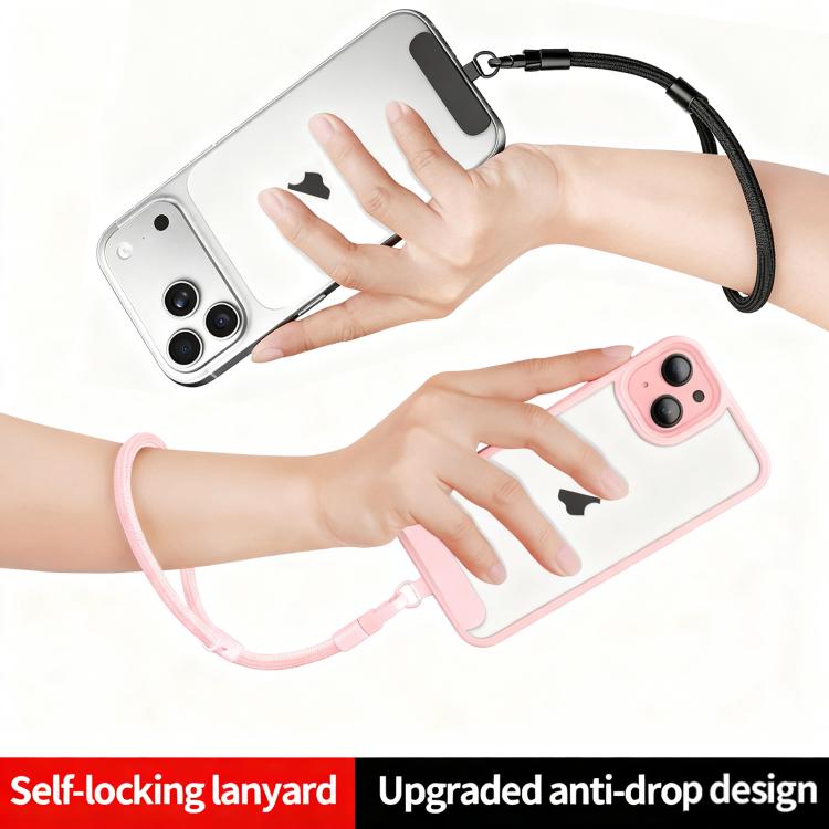 สายคล้องข้อมือโทรศัพท์รูปทรงแร็กเก็ต ขนาด 7 มม. ทำจากโพลีเอสเตอร์ พร้อมแผ่นรอง ปรับความยาวได้