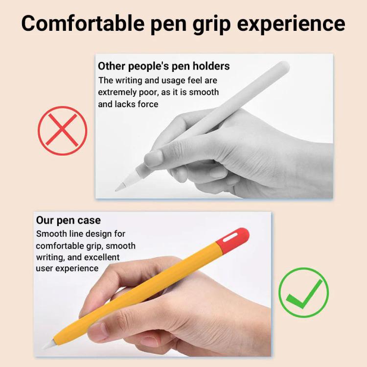 ซองปากกาสไตลัสซิลิโคนสีตัดกัน XDcase สำหรับ Apple Pencil Pro / 2, สำหรับ Apple Pencil Pro / 2 / 1, สำหรับ Apple Pencil USB-C / 3