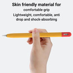 ซองปากกาสไตลัสซิลิโคนสีตัดกัน XDcase สำหรับ Apple Pencil Pro / 2, สำหรับ Apple Pencil Pro / 2 / 1, สำหรับ Apple Pencil USB-C / 3