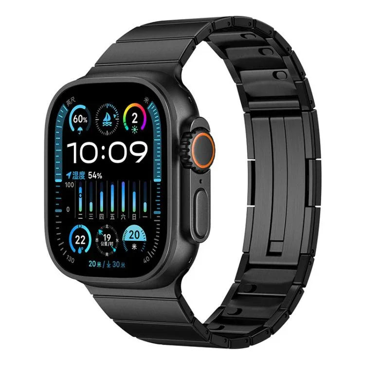 สายรัดนาฬิกาสแตนเลสสตีลแบบเม็ดเดี่ยวปลดล็อกเร็ว สำหรับ Apple Watch 46mm / 49mm / 45mm / 44mm, สำหรับ Apple Watch 42mm / 41mm / 40mm / 38mm