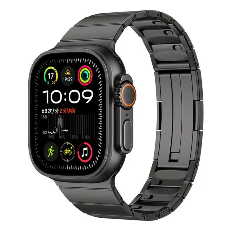สายรัดนาฬิกาสแตนเลสสตีลแบบเม็ดเดี่ยวปลดล็อกเร็ว สำหรับ Apple Watch 46mm / 49mm / 45mm / 44mm, สำหรับ Apple Watch 42mm / 41mm / 40mm / 38mm
