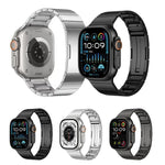สายรัดนาฬิกาสแตนเลสสตีลแบบเม็ดเดี่ยวปลดล็อกเร็ว สำหรับ Apple Watch 46mm / 49mm / 45mm / 44mm, สำหรับ Apple Watch 42mm / 41mm / 40mm / 38mm