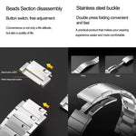สายรัดนาฬิกาสแตนเลสสตีลแบบเม็ดเดี่ยวปลดล็อกเร็ว สำหรับ Apple Watch 46mm / 49mm / 45mm / 44mm, สำหรับ Apple Watch 42mm / 41mm / 40mm / 38mm