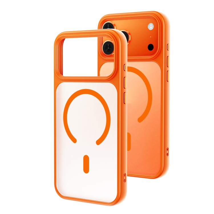 เคสโทรศัพท์ผสม PC TPU แบบสัมผัสผิวหนังสเปรย์น้ำมัน MagSafe สำหรับ iPhone 17 Pro Max, สำหรับ iPhone 17 Pro, สำหรับ iPhone 17