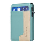 กระเป๋าใส่บัตรหนังแม่เหล็ก MagSafe ลายสี BFK28