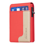 กระเป๋าใส่บัตรหนังแม่เหล็ก MagSafe ลายสี BFK28