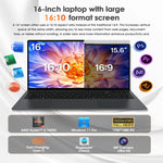 GXMO T160 แล็ปท็อป 16 นิ้ว Windows 11, 16GB+512GB, AMD Ryzen 5 7430U โปรเซสเซอร์ Hexa Core, ปลั๊ก EU, ปลั๊ก US, ปลั๊ก UK, ปลั๊ก AU