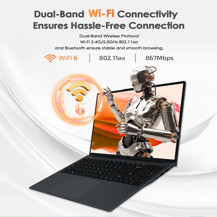 GXMO T160 แล็ปท็อป 16 นิ้ว Windows 11, 16GB+512GB, AMD Ryzen 5 7430U โปรเซสเซอร์ Hexa Core, ปลั๊ก EU, ปลั๊ก US, ปลั๊ก UK, ปลั๊ก AU
