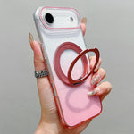เคสโทรศัพท์ MagSafe พร้อมที่จับหมุน 360 องศาไล่ระดับสีแบบโปร่งใส สำหรับ iPhone 17 Pro Max, สำหรับ iPhone 17 Pro, สำหรับ iPhone 17, สำหรับ iPhone Air, สำหรับ iPhone 16 Pro Max, สำหรับ iPhone 16 Pro, สำหรับ iPhone 16 Plus, สำหรับ iPhone 16