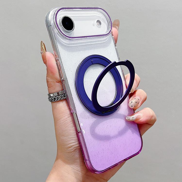 เคสโทรศัพท์ MagSafe พร้อมที่จับหมุน 360 องศาไล่ระดับสีแบบโปร่งใส สำหรับ iPhone 17 Pro Max, สำหรับ iPhone 17 Pro, สำหรับ iPhone 17, สำหรับ iPhone Air, สำหรับ iPhone 16 Pro Max, สำหรับ iPhone 16 Pro, สำหรับ iPhone 16 Plus, สำหรับ iPhone 16
