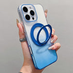 เคสโทรศัพท์ MagSafe พร้อมที่จับหมุน 360 องศาไล่ระดับสีแบบโปร่งใส สำหรับ iPhone 17 Pro Max, สำหรับ iPhone 17 Pro, สำหรับ iPhone 17, สำหรับ iPhone Air, สำหรับ iPhone 16 Pro Max, สำหรับ iPhone 16 Pro, สำหรับ iPhone 16 Plus, สำหรับ iPhone 16